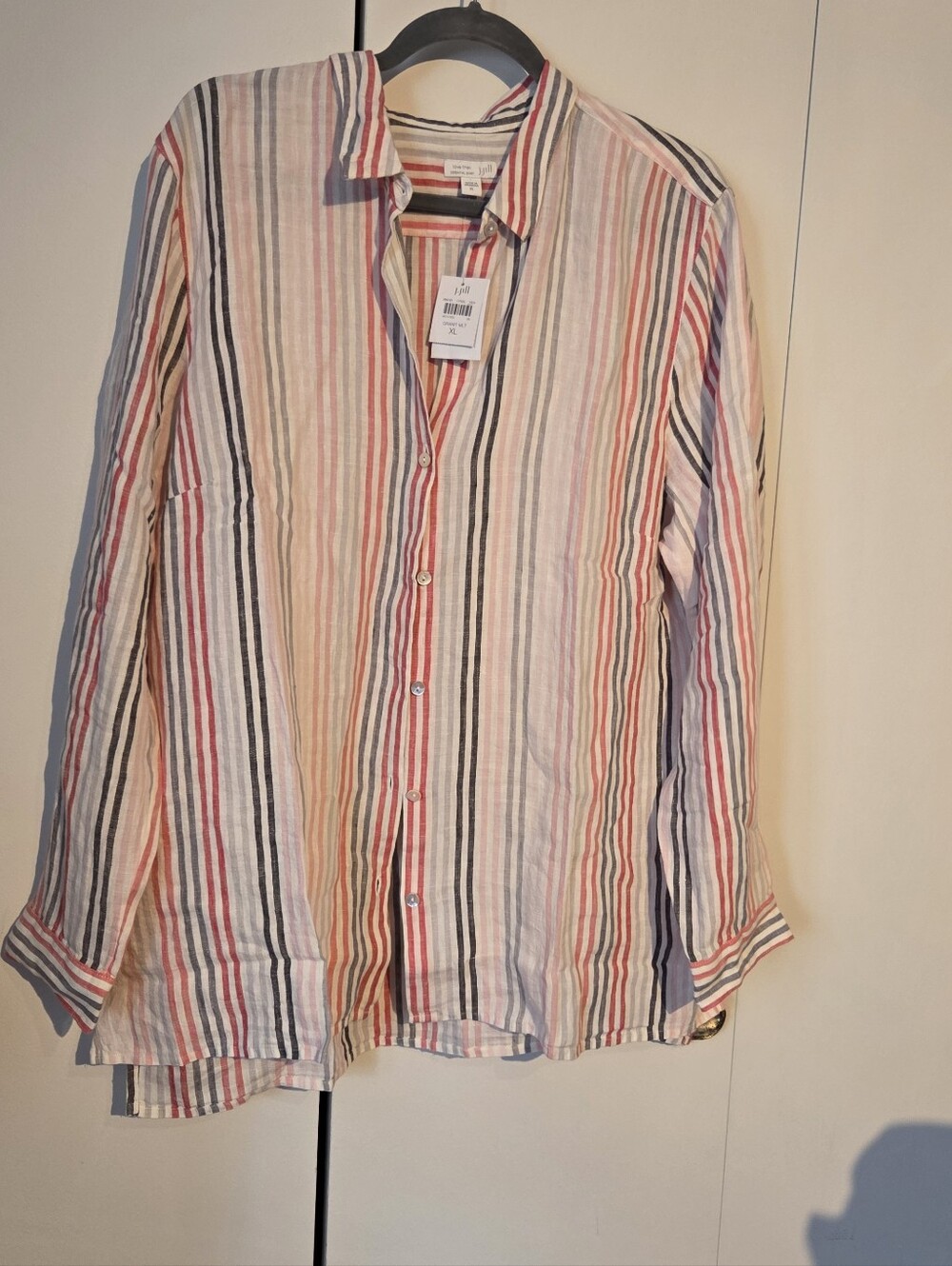 J.Jill Love Linen Long Sleevw Button Up